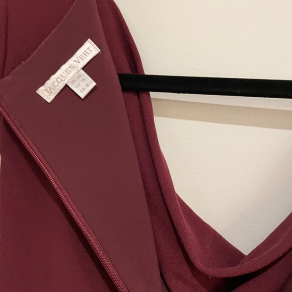 Jaques Vert Burgundy Dress - Picture 5 of 8